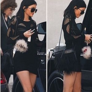 Kylie jenner Philip Lim fur purse